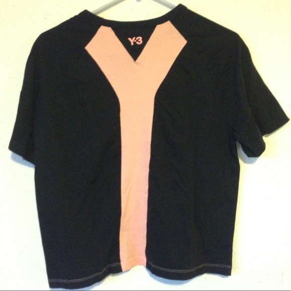 Ultra Rare Black Pink Y-3 Adidas T-shirt Shirt Top - Picture 6 of 7
